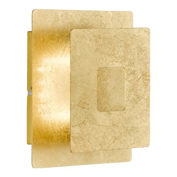 Wofi 4048-201Q - LED väggbelysning BAYONNE LED/6,5W/230V guld