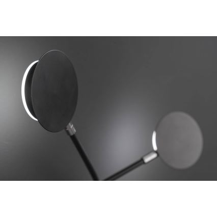 Wofi 446602109000 - LED Vägglampa BELIZE 2xLED/5W/230V 3000K svart
