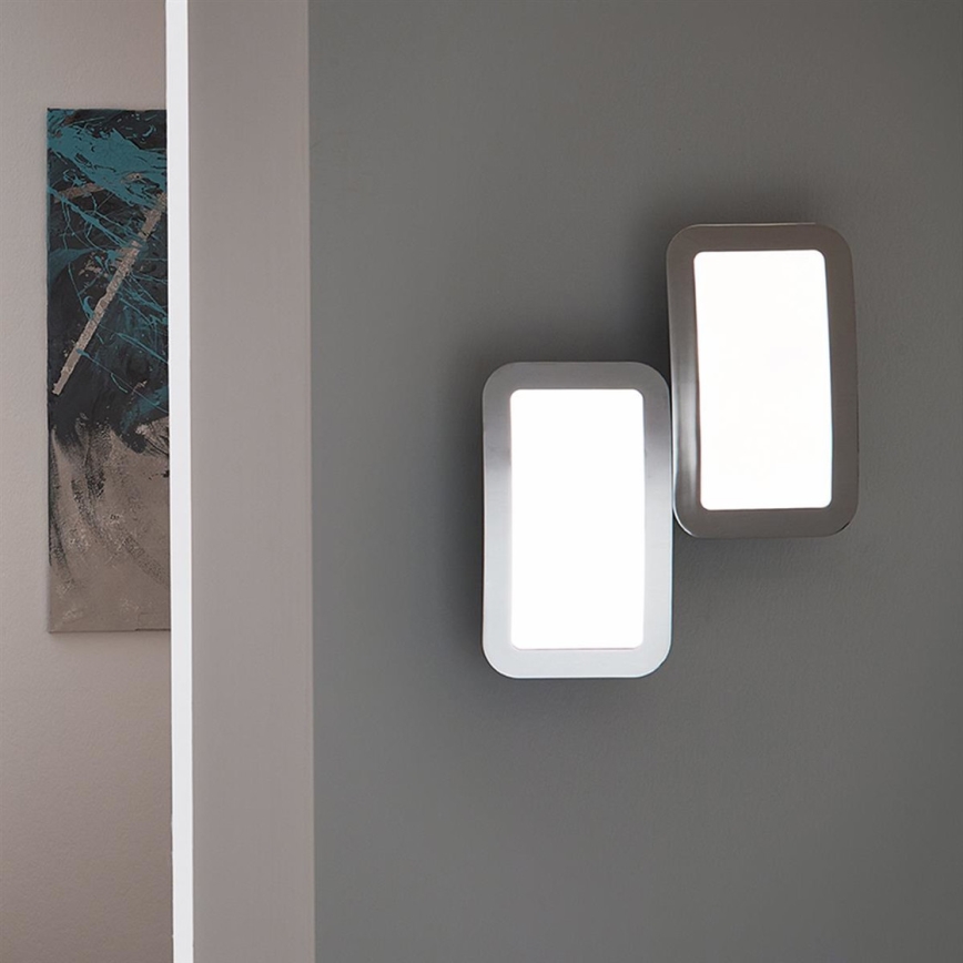 Wofi 4526.02.01.6000 - SET 2x LED Dimbara vägglampor SAGA LED/8W/230V