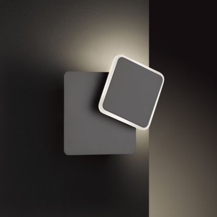 Wofi 4785.01.10.9000 - LED väggbelysning SUTTER LED/4,5W/230V 3000K svart