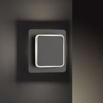 Wofi 4785.01.10.9000 - LED väggbelysning SUTTER LED/4,5W/230V 3000K svart