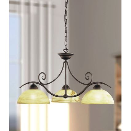 Wofi 5128.03.09.0000 - Ljuskrona på kedja LACCHINO 3xE27/60W/230V