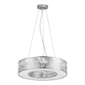 Wofi 6370.01.70.7000 - LED ljuskrona med textilsladd LEIKA LED/21W/230V