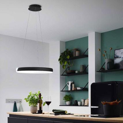 Wofi 6481.01.10.8401 - LED dimbar taklampa på kabel CLINT LED/24W/230V 2800-6500K Wi-Fi + fjärrkontroll
