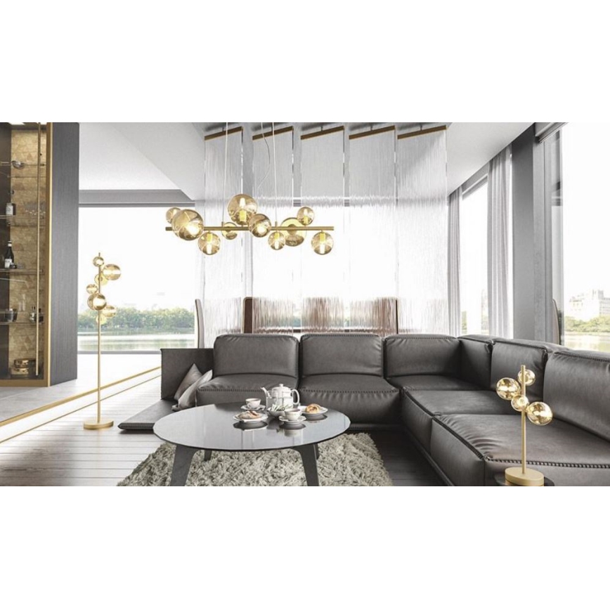 Wofi 8014.04.14.9000 - LED Bordslampa VILLA 4xG9/3W/230V guld