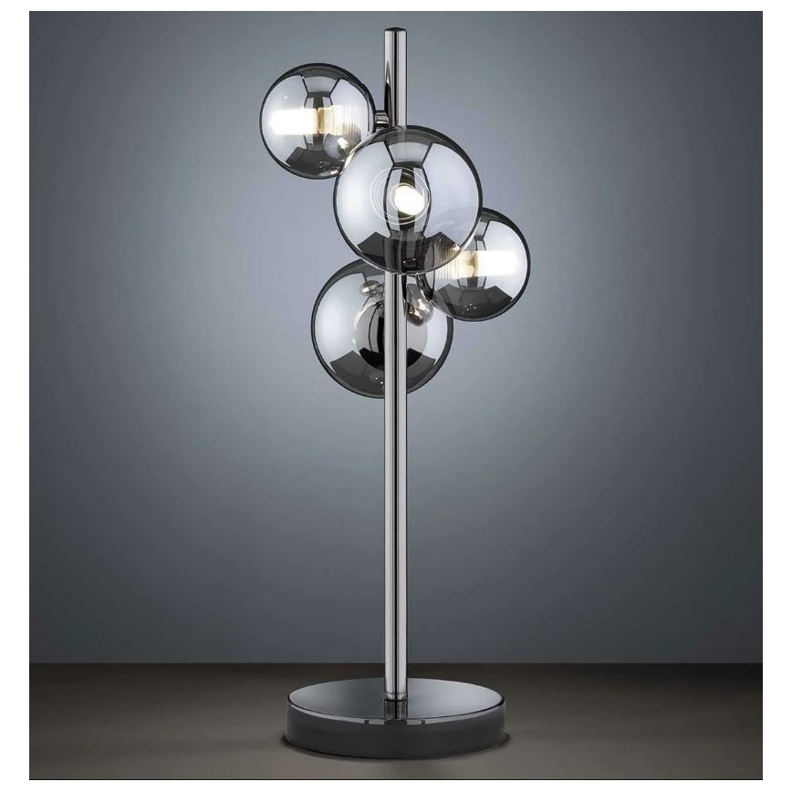 Wofi 8014.04.24.9000 - LED Bordslampa VILLA 4xG9/3W/230V svart