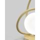 Wofi 8014-201 - LED bordslampa NANCY 2xG9/3,5W/230V guld/vit