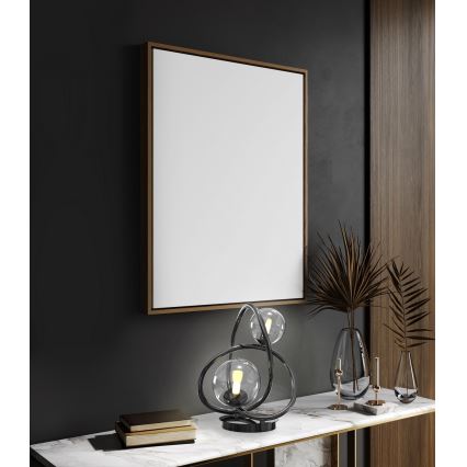 Wofi 8014-205 - LED bordslampa NANCY 2xG9/3,5W/230V svart/skinande krom