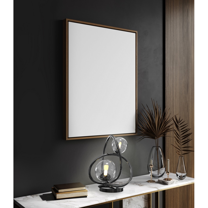 Wofi 8014-205 - LED bordslampa NANCY 2xG9/3,5W/230V svart/skinande krom