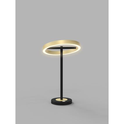 Wofi 8016-104 - LED Dimbar bordslampa med touch BREST LED/10,5W/230V svart/guld