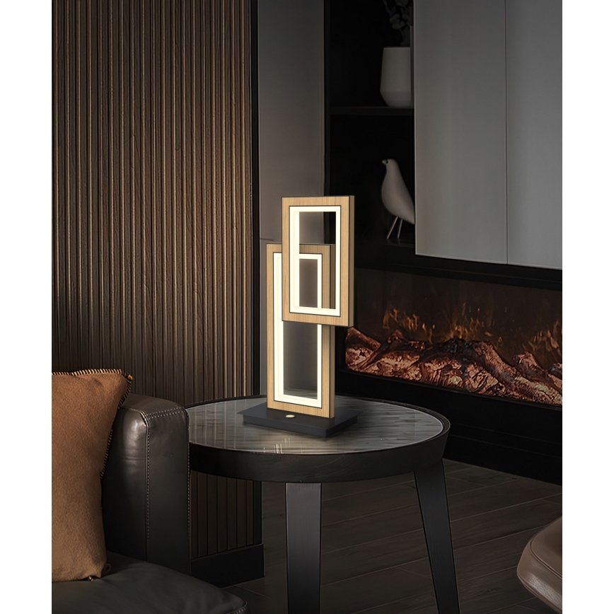 Wofi 8023-206 - LED dimbar touchbordslampa PESCARA LED/21W/230V