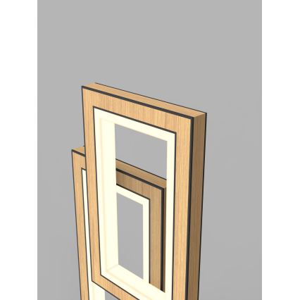 Wofi 8023-206 - LED dimbar touchbordslampa PESCARA LED/21W/230V