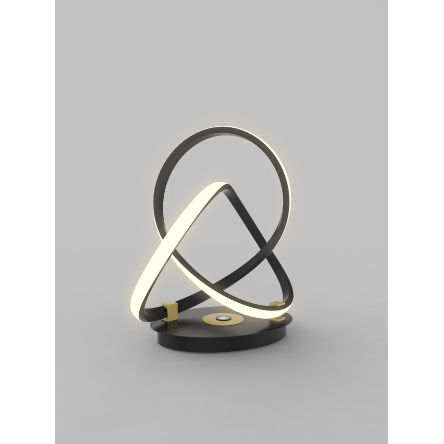 Wofi 8134-104 - LED Dimbar bordslampa med touch INDIGO LED/10,5W/230V svart/guld