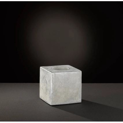 WOFI 8213.01.50.7000 - Bordslampa BROAD 1xE27/10W/230V betong