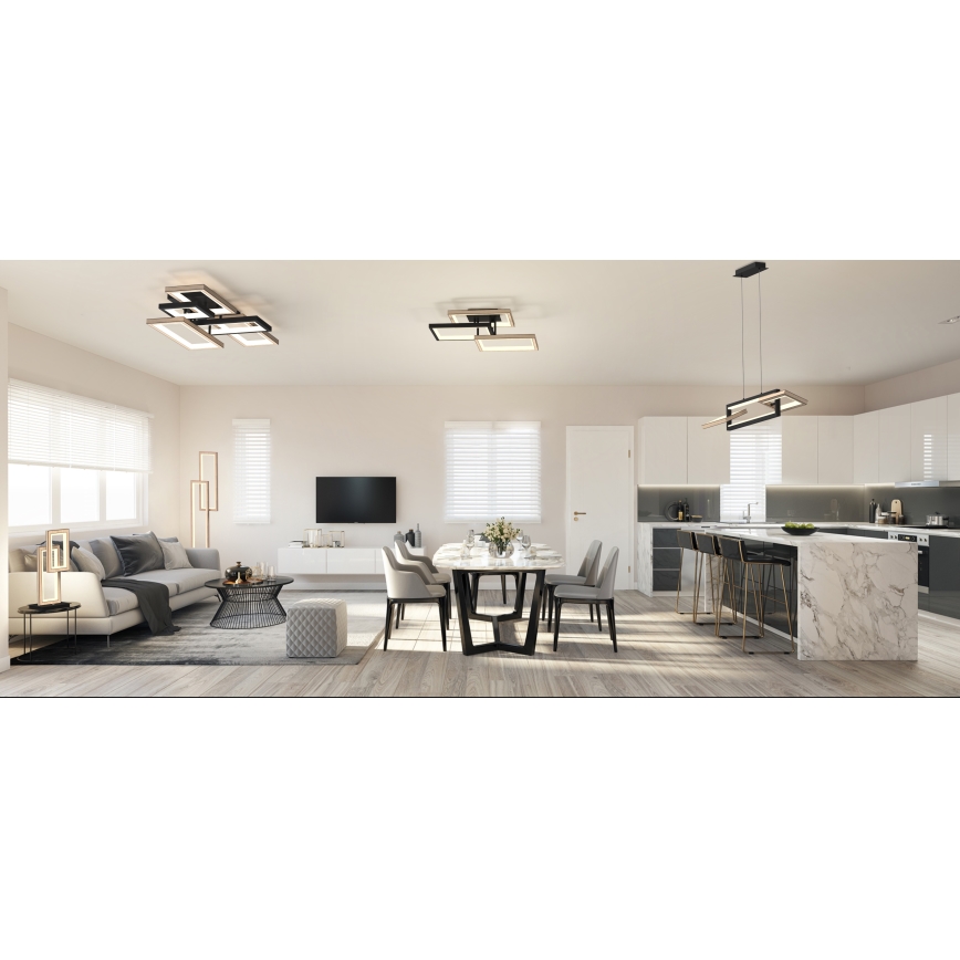 Wofi 9022-306M - LED Dimbart takarmatur MATERA LED/37W/230V