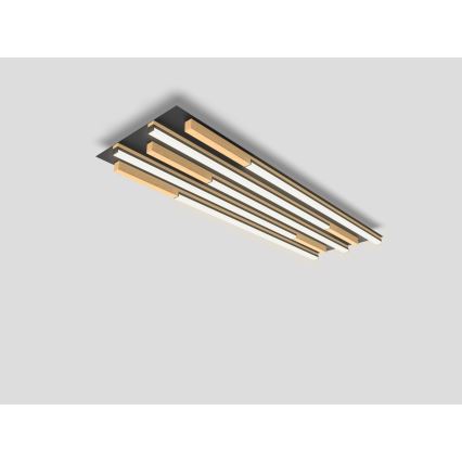 Wofi 9031-506L - LED Dimbart takarmatur PALERMO LED/57W/230V gummiträd