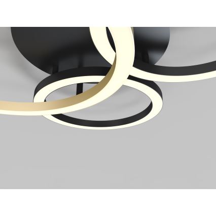 Wofi 9042-304 - Dimbar LED ytmonterad ljuskrona BAYEUX LED/51W/230V