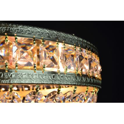 Wranovsky JWZ014060100 - fast Kristallkrona STOCKHOLM 6xE14/40W/230V