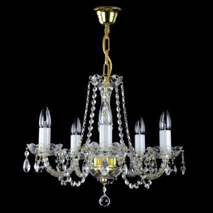 Wranovsky JWZ109052100 - Kristallkrona med kedja BALANCE 5xE14/40W/230V