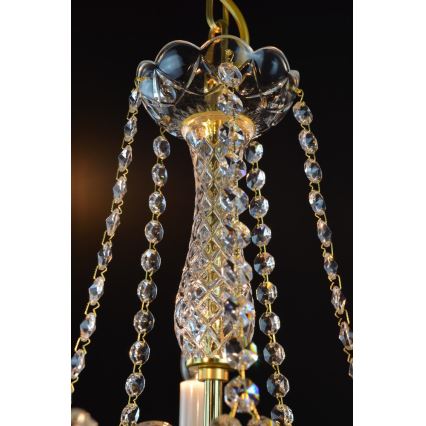 Wranovsky JWZ109052100 - Kristallkrona med kedja BALANCE 5xE14/40W/230V