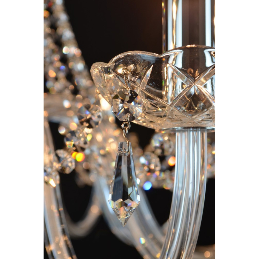 Wranovsky JWZ117122101 - Kristallkrona med kedja BONTON 12xE14/40W/230V