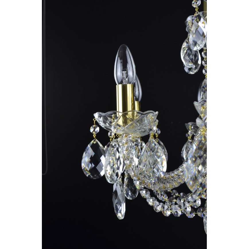 Wranovsky JWZ125122230 - Kristallkrona med kedja MARIERA 12xE14/40W/230V