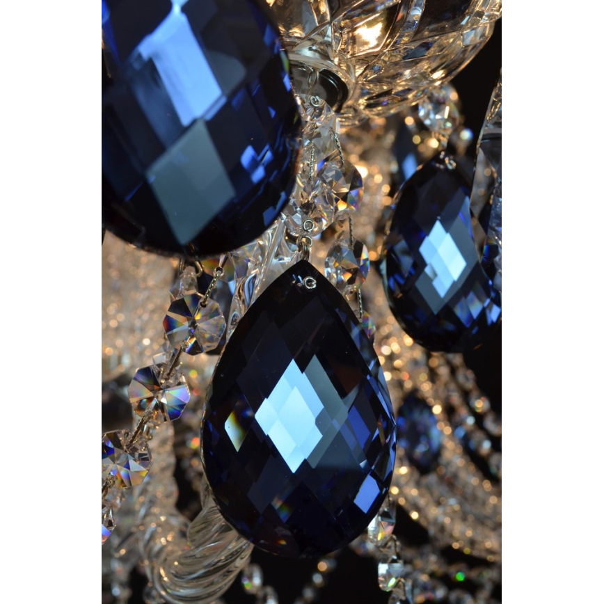 Wranovsky JWZ166182231 - Kristallkrona med kedja OCEAN 18xE14/40W/230V