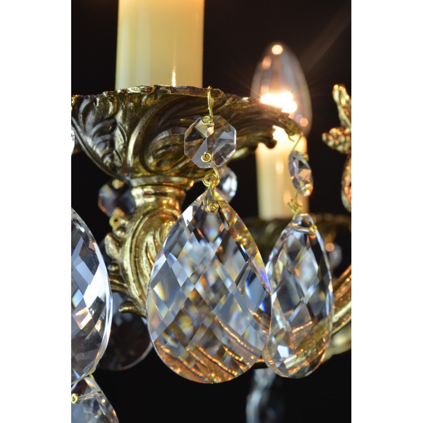 Wranovsky JWZ207061100 - Kristallkrona med kedja DRACO 6xE14/40W/230V