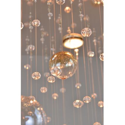 Wranovsky JWZ610100101 - fast Kristallkrona ORBIS 10xGU10/40W/230V