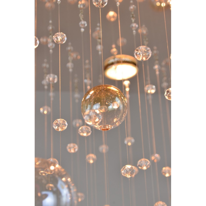 Wranovsky JWZ610100101 - fast Kristallkrona ORBIS 10xGU10/40W/230V