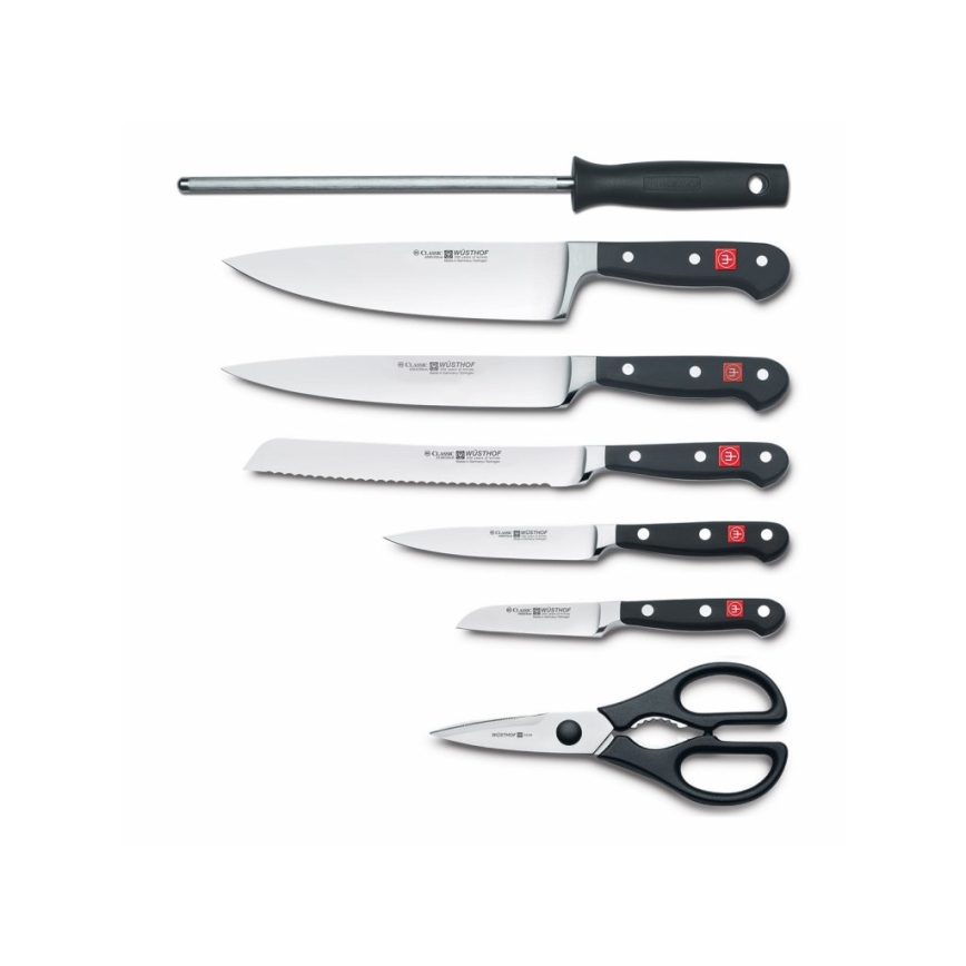 Wüsthof - Set med köksknivar i block CLASSIC 8 delar ask/beige