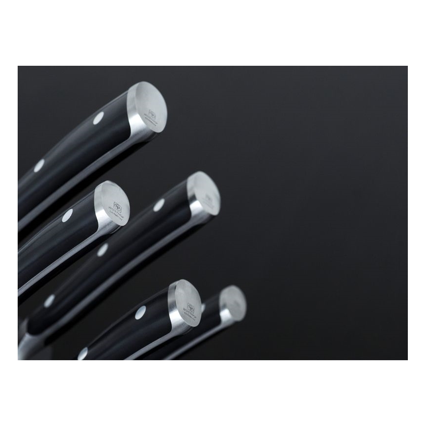 Wüsthof - Set med köksknivar i block CLASSIC IKON 7 delar ask/svart