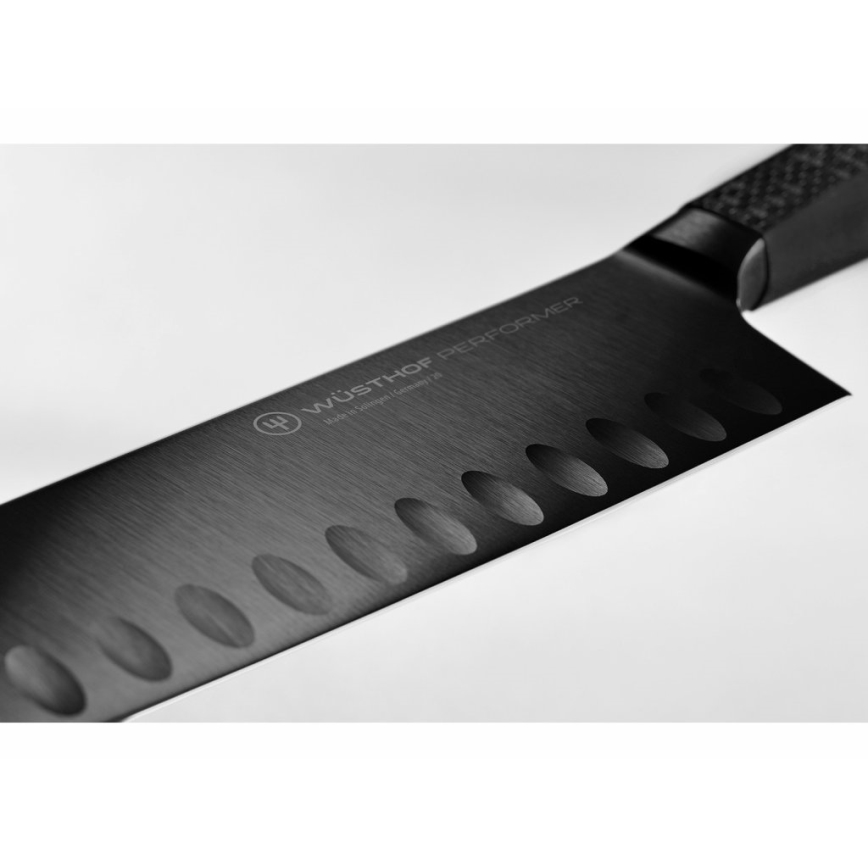 Wüsthof - Kockkniv santoku PERFORMER 17 cm svart