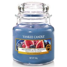 Yankee Candle - Doftande ljus MULBERRY & FIG DELIGHT liten 104g 20-30 timmar