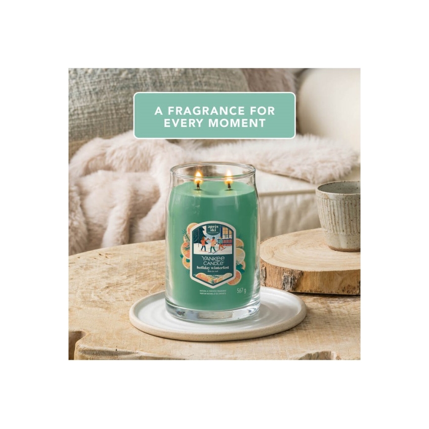 Yankee Candle - Doftljus HOLIDAY WINTERFEST stor 567g 60-90 timmar