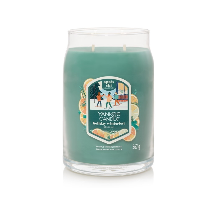 Yankee Candle - Doftljus HOLIDAY WINTERFEST stor 567g 60-90 timmar