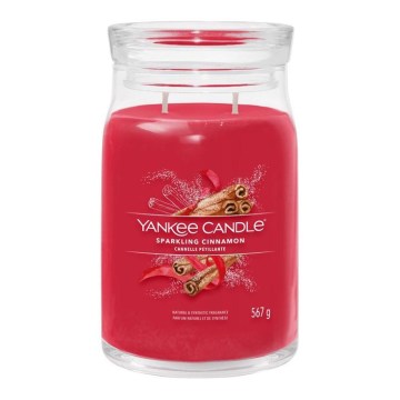 Yankee Candle - Doftljus SPARKLING CINNAMON stor 567g 60-90 tim.