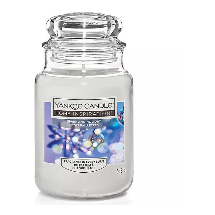 Yankee Candle - Doftljus SPARKLING HOLIDAY stort 538g 110-150 tim.