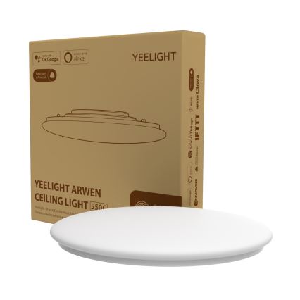 Yeelight - LED RGB Dimbar armatur ARWEN 550C LED/50W/230V IP50 CRI 90 + fjärrkontroll Wi-Fi/BT
