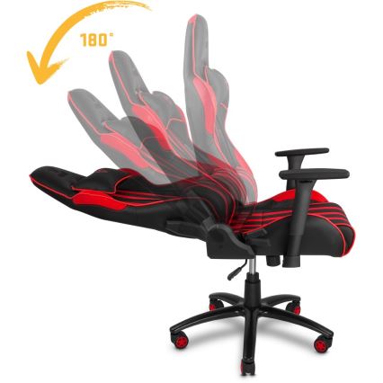 Yenkee - Gaming chair svart/röd