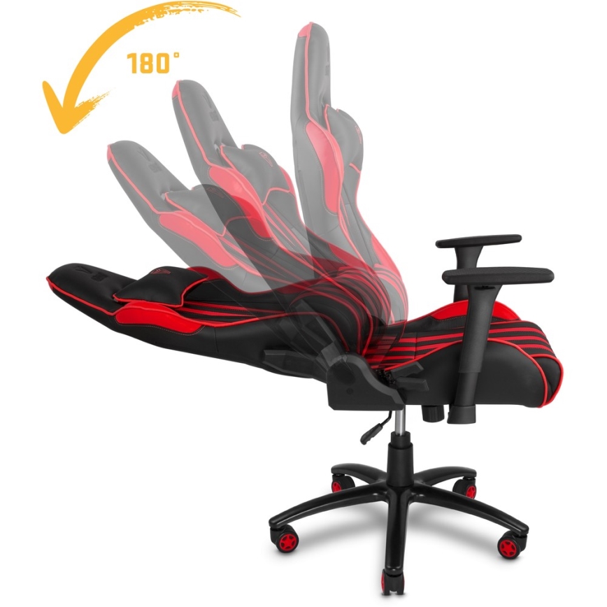 Yenkee - Gaming chair svart/röd