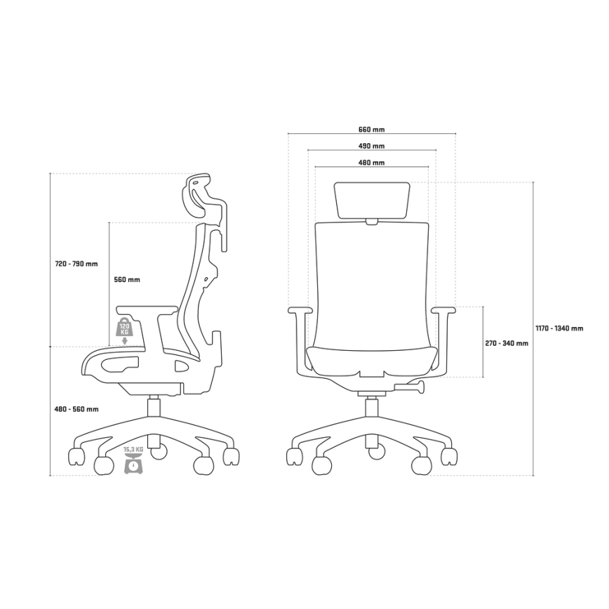 Yenkee - Office chair svart