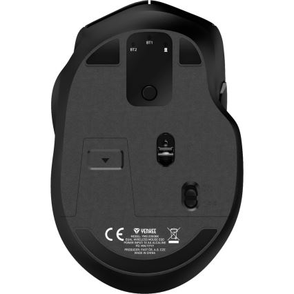 Yenkee - Wireless mouse 800/1200/1600 DPI 1xAA svart
