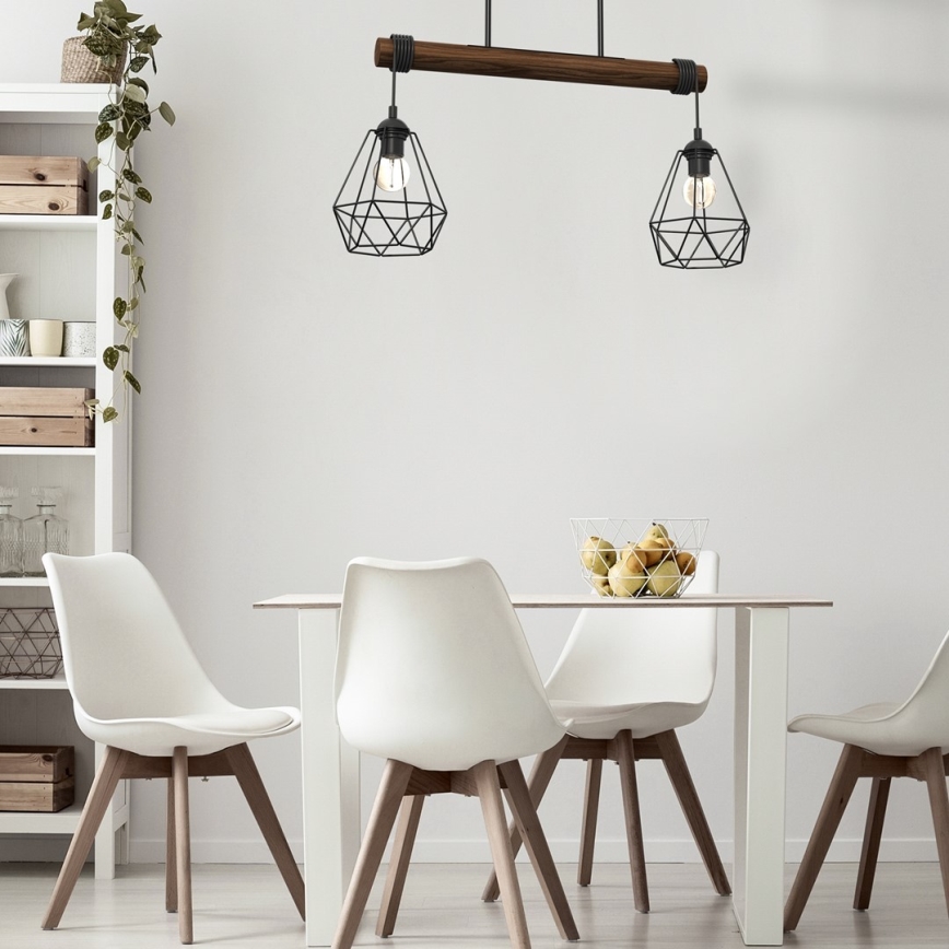 Ytmonterad ljuskrona ACERO 2xE27/60W/230V