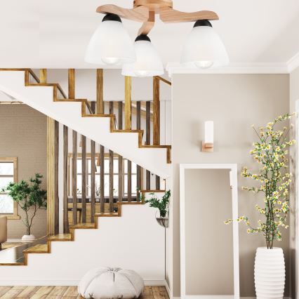 Ytmonterad Ljuskrona ADRIANO 3xE27/60W/230V ek