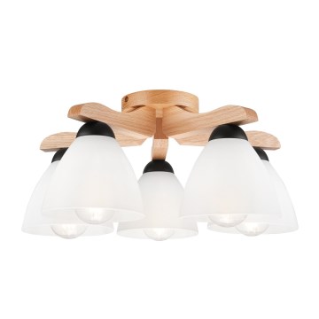 Ytmonterad Ljuskrona ADRIANO 5xE27/60W/230V ek