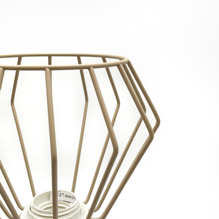 Ytmonterad ljuskrona AUDREY 3xE27/60W/230V beige