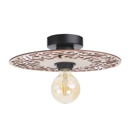 Ytmonterad ljuskrona FALCO 1xE27/60W/230V diameter 30 cm beige