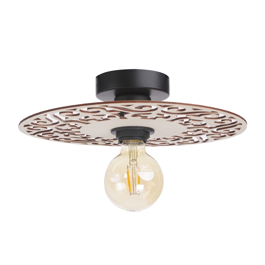 Ytmonterad ljuskrona FALCO 1xE27/60W/230V diameter 30 cm beige