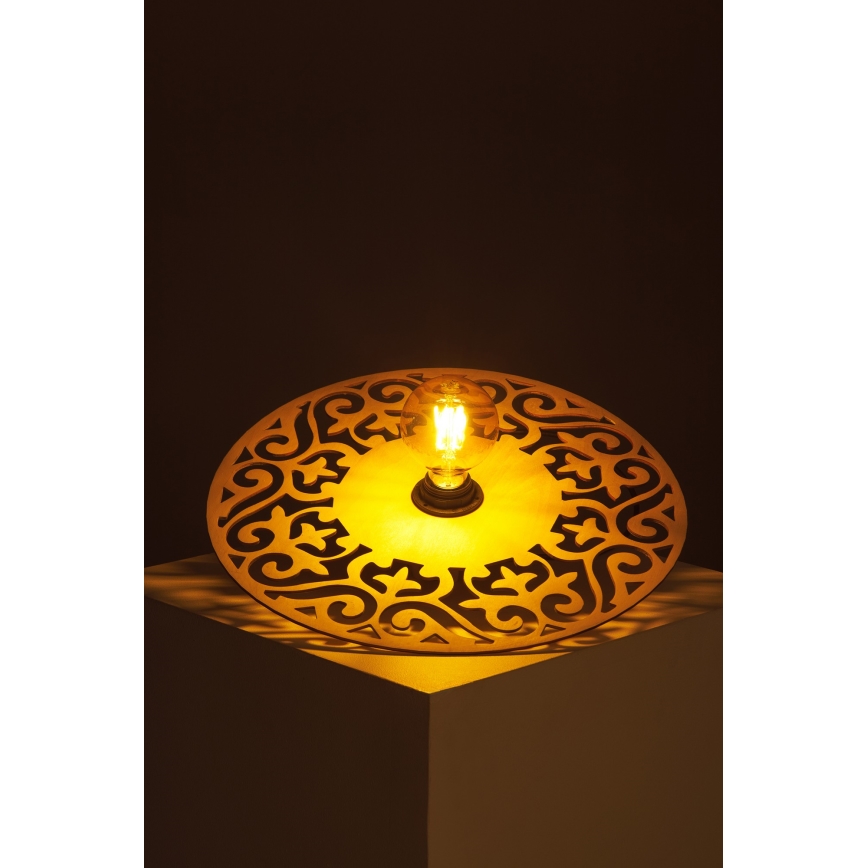 Ytmonterad ljuskrona FALCO 1xE27/60W/230V diameter 40 cm beige